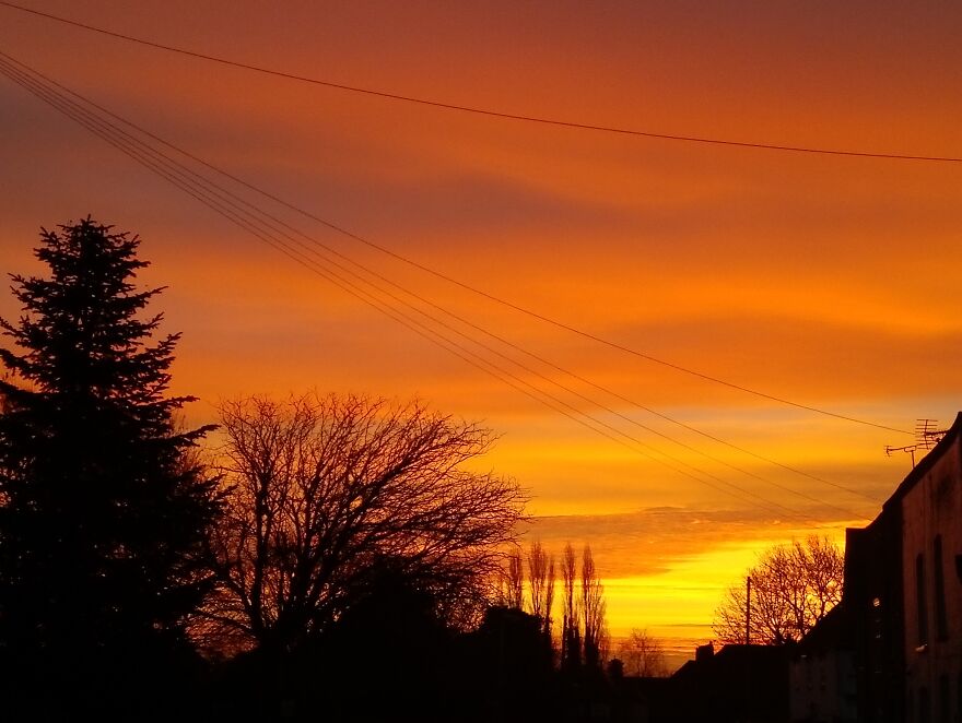 Sunrise On The Way To Work