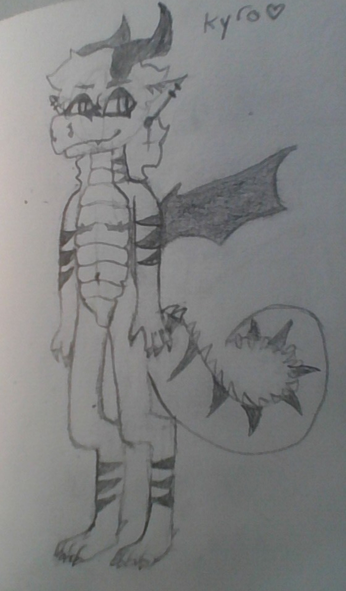 My Oc Kyro! (Still Needs To Be Inked And Colored Though)