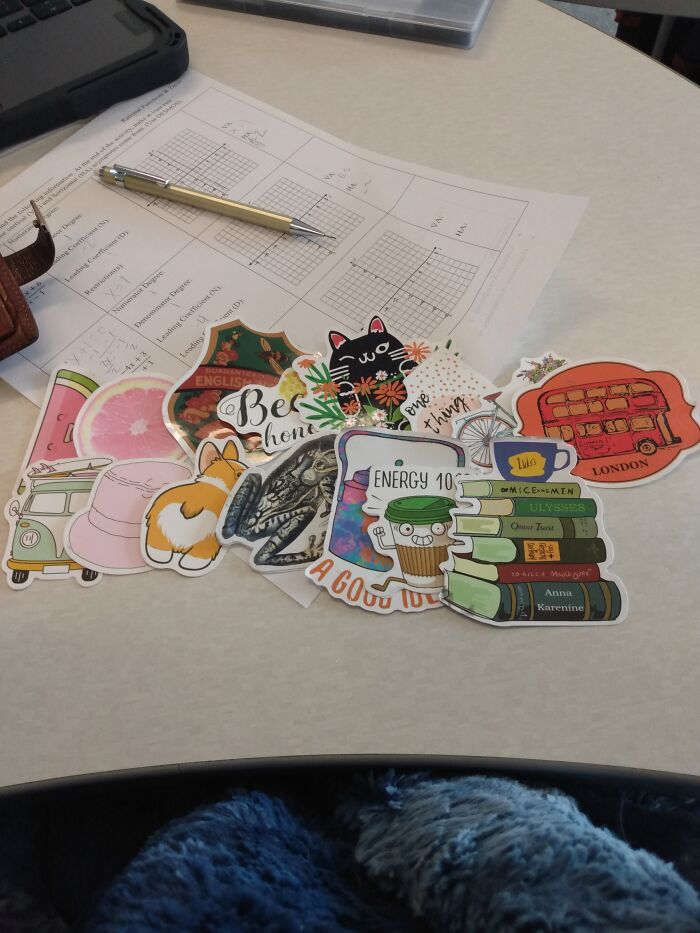 Stickers That I Put In My Wallet