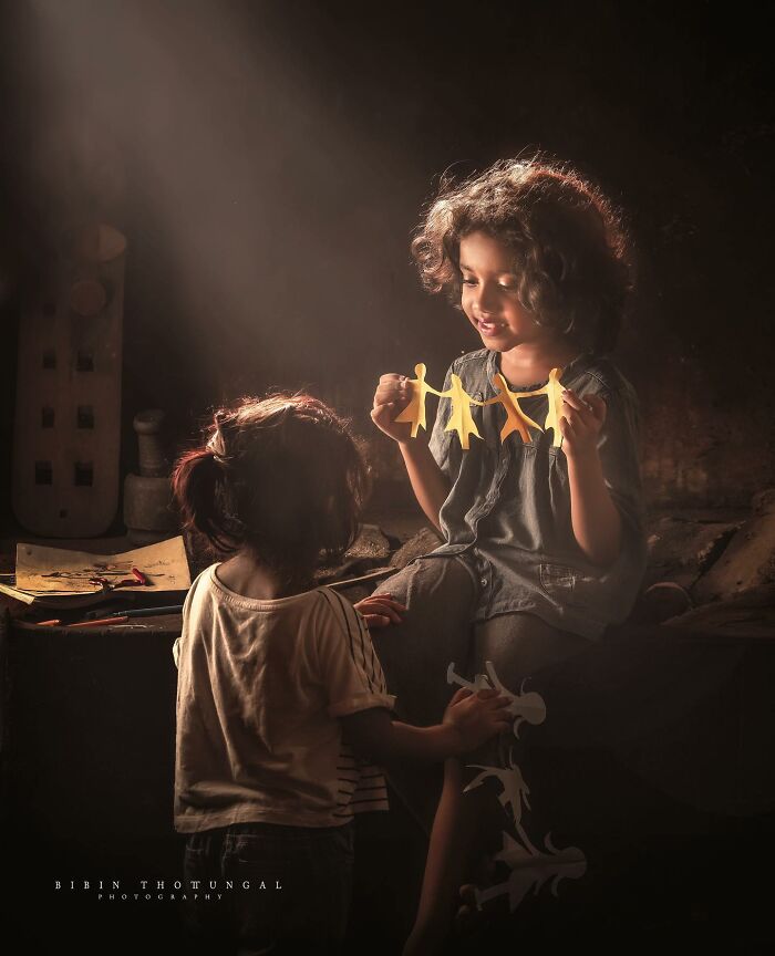 Indian Photographer Makes Works Of Art In His Photographs With Children As Inspirations (53 Pics)