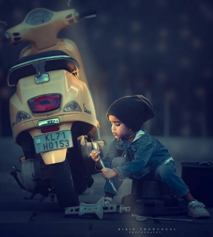 Indian Photographer Makes Works Of Art In His Photographs With Children As Inspirations (53 Pics)