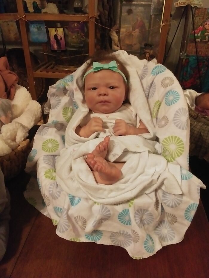 Reborn Baby Dolls. This Is Ruby, Created By Artist Patricia Straub Of Alberta Born Babies. I Had 6 Miscarriages. My Reborns Help Me With That