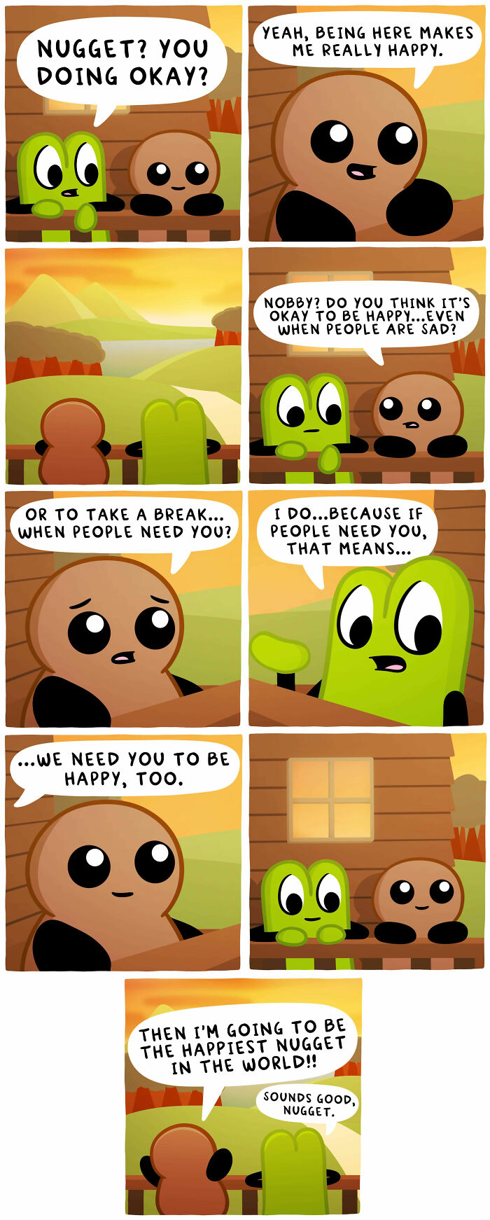 Make Your Day With Tubby Nugget's Unbearably Cute New Comics