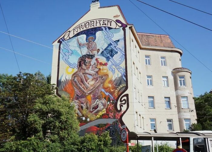 "Love, Life & Death" By Nychos In Vienna, Austria