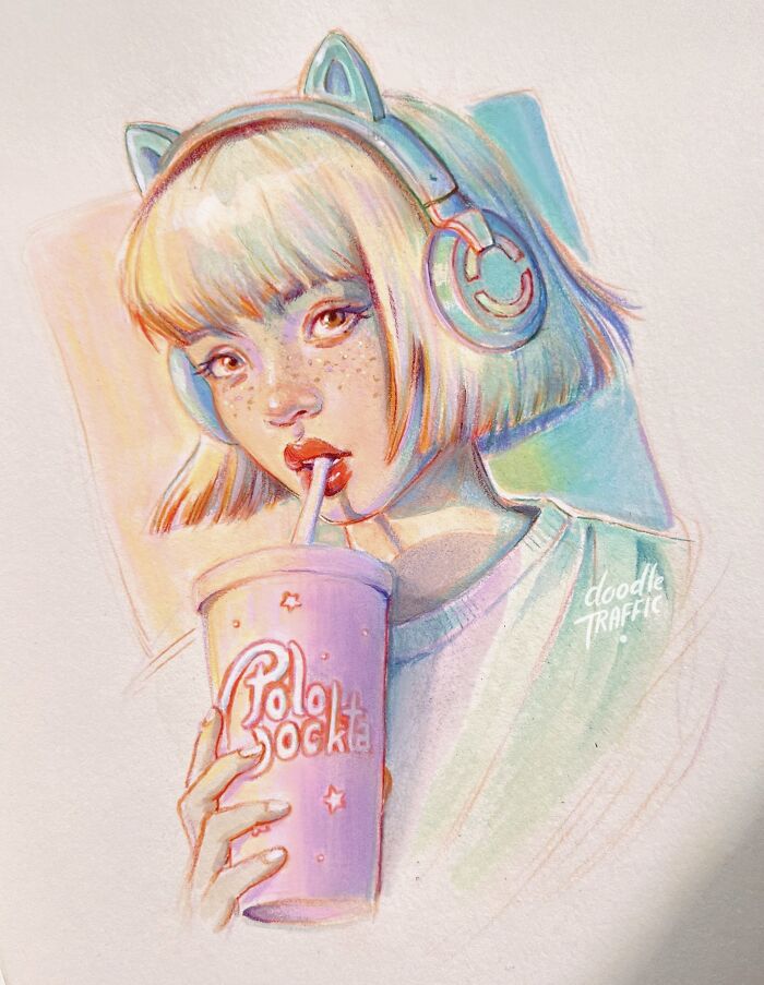 My Self-Taught "Portrait Sketchbooking" Art