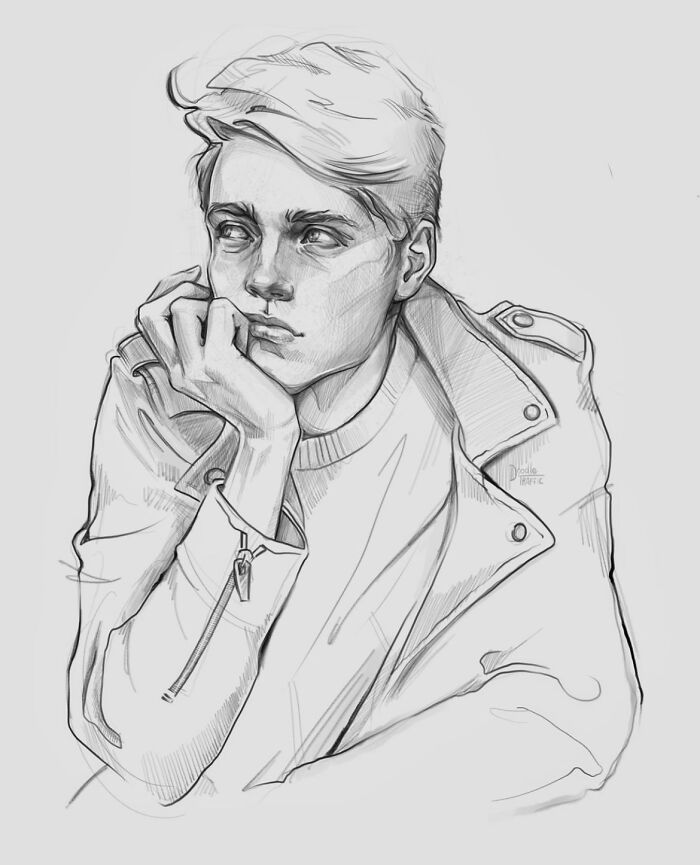 My Self-Taught "Portrait Sketchbooking" Art