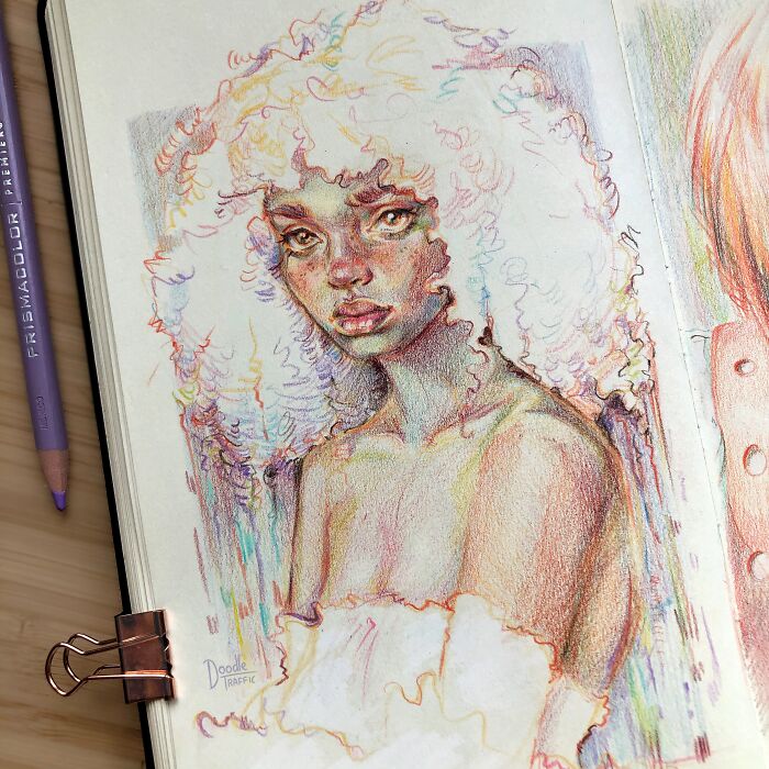 My Self-Taught "Portrait Sketchbooking" Art