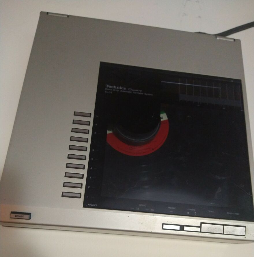 My Technics Sl-15 Linear Drive Turntable With Song Sequence Program Function