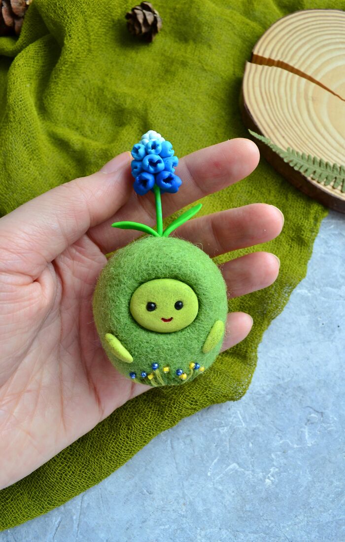 7 Forest Spirits That I Made From Felt