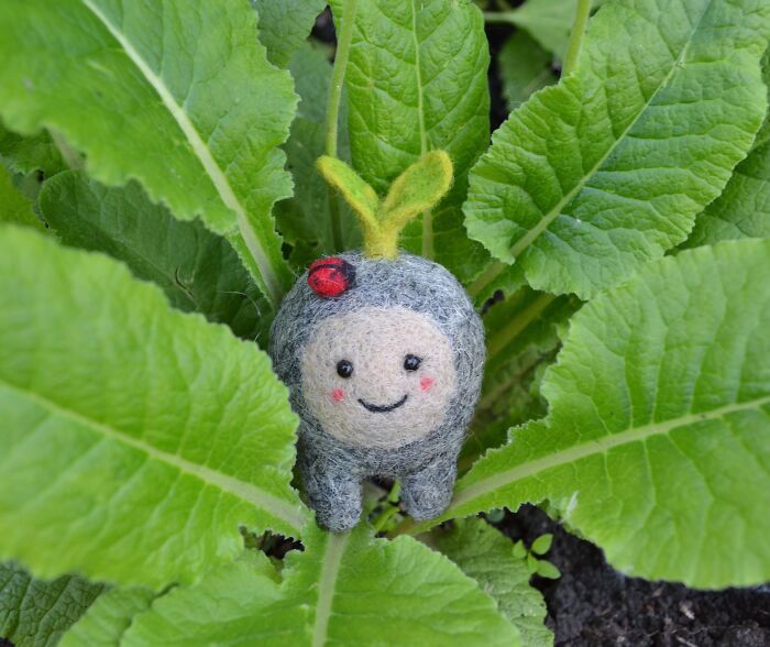 7 Forest Spirits That I Made From Felt