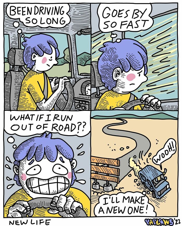 New Comics About Making It Through Life While Fighting Mental Health Issues By This Artist