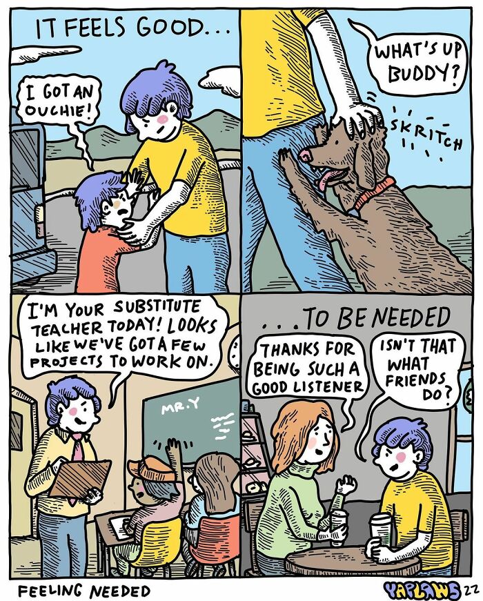 New Comics About Making It Through Life While Fighting Mental Health Issues By This Artist