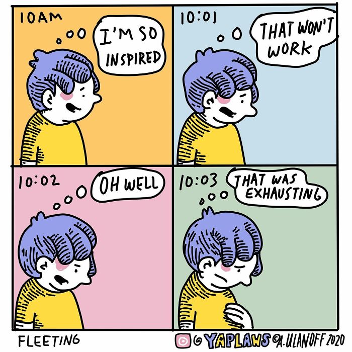 New Comics About Making It Through Life While Fighting Mental Health Issues By This Artist