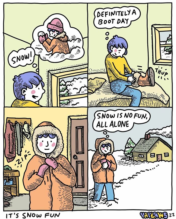 New Comics About Making It Through Life While Fighting Mental Health Issues By This Artist