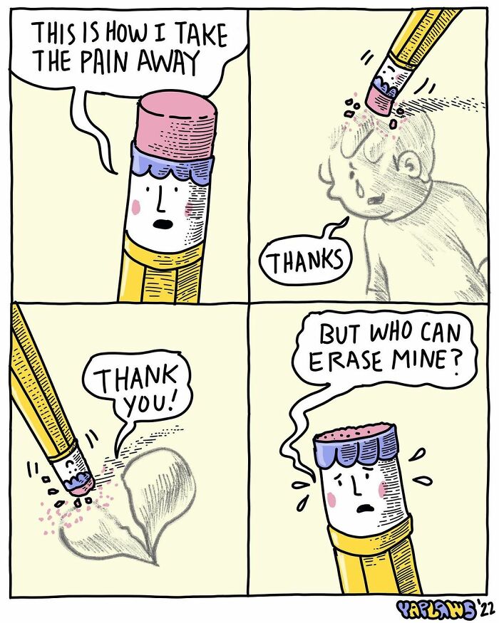 New Comics About Making It Through Life While Fighting Mental Health Issues By This Artist