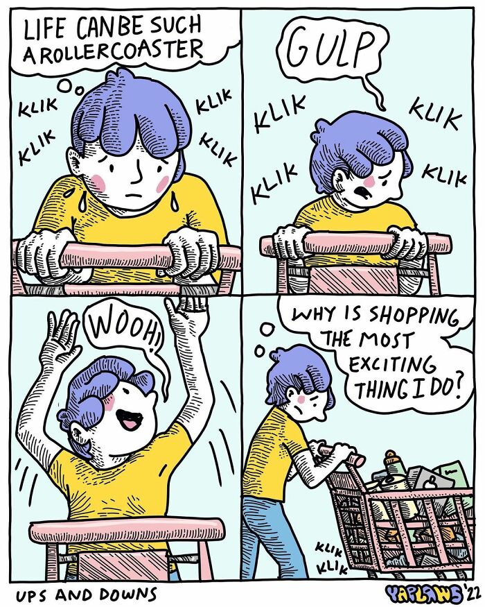 New Comics About Making It Through Life While Fighting Mental Health Issues By This Artist