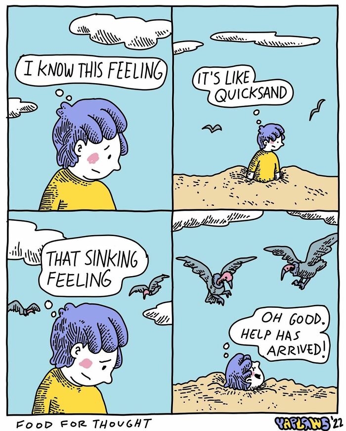 New Comics About Making It Through Life While Fighting Mental Health Issues By This Artist