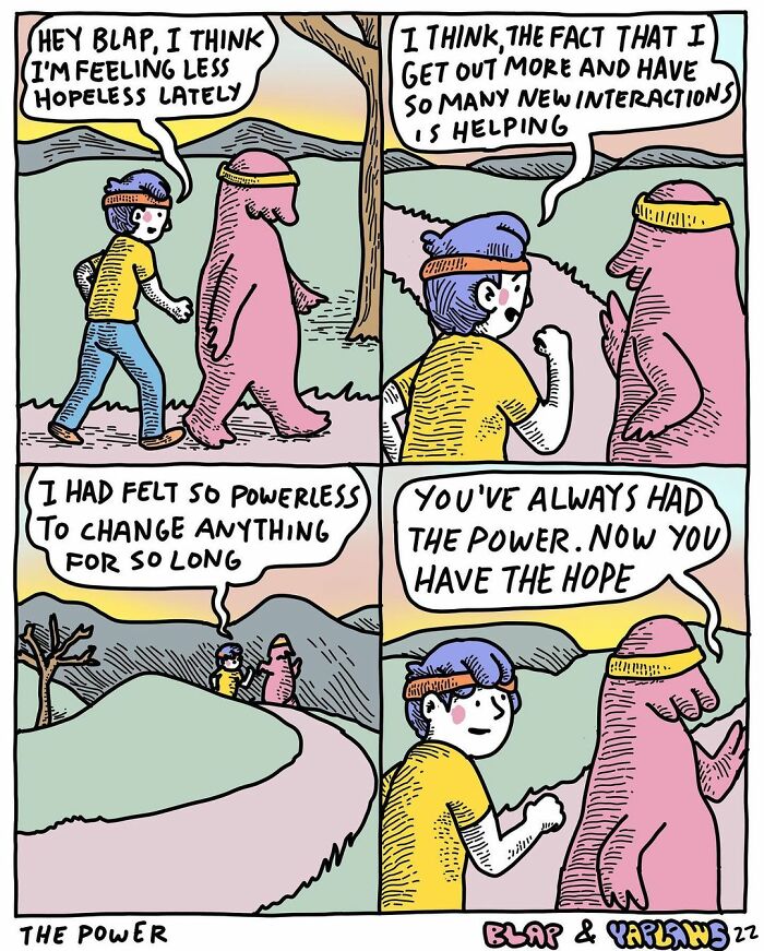 New Comics About Making It Through Life While Fighting Mental Health Issues By This Artist