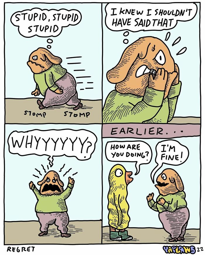 New Comics About Making It Through Life While Fighting Mental Health Issues By This Artist