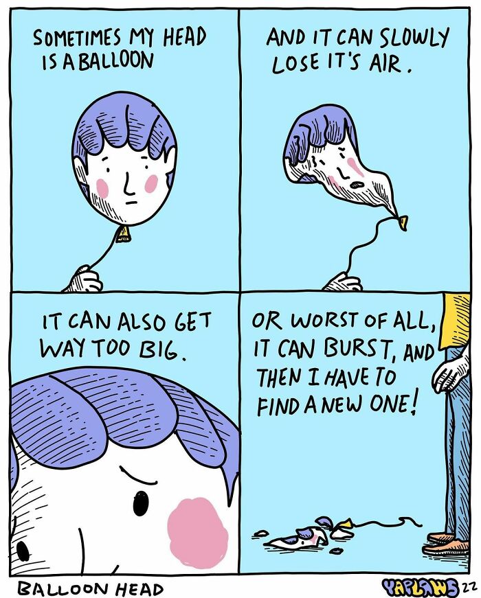 New Comics About Making It Through Life While Fighting Mental Health Issues By This Artist