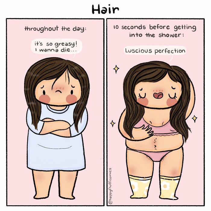 New Relatable Comics From The Artist That Perfectly Showcase Common Girls' Issues