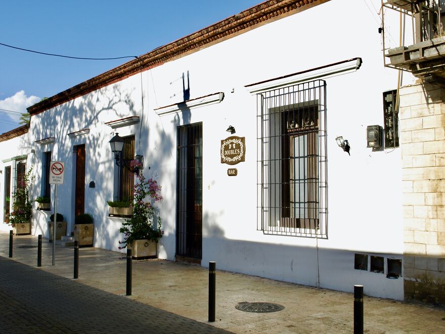 A Colonial Building In A Street Of The Colonial City