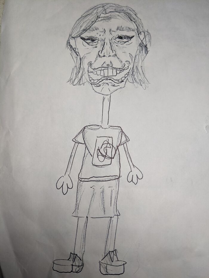 My Friend Has An... Interesting Style Of Art. But This Is Still One Of My Favorites