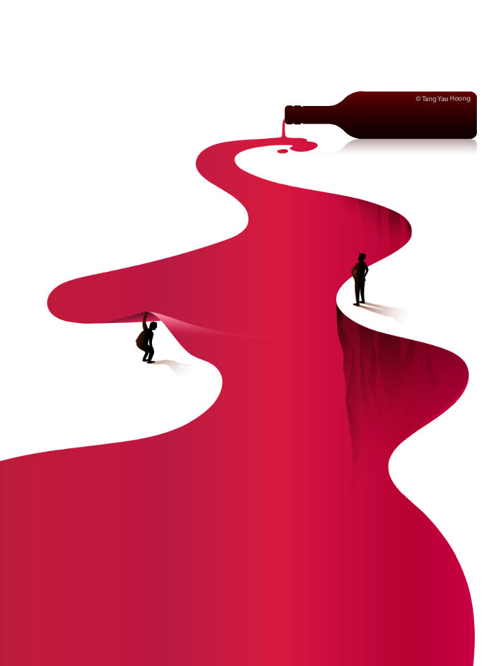 30 Clever Illustrations By Tang Yau Hoong That Make Use Of Negative Space