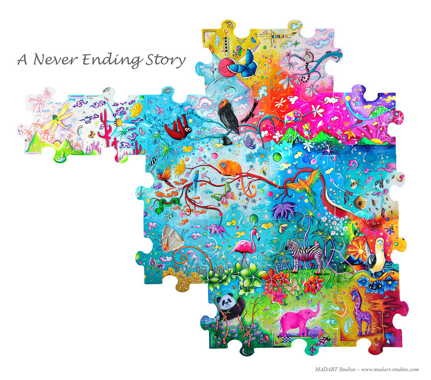 Epic Puzzle Art ~ 19 Pieces And Counting