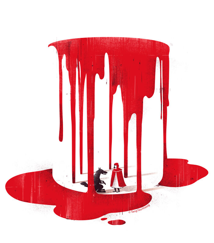 30 Clever Illustrations By Tang Yau Hoong That Make Use Of Negative Space