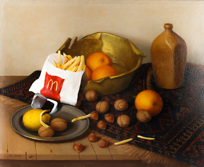 Fries Before Oranges: A Modern Still Life
