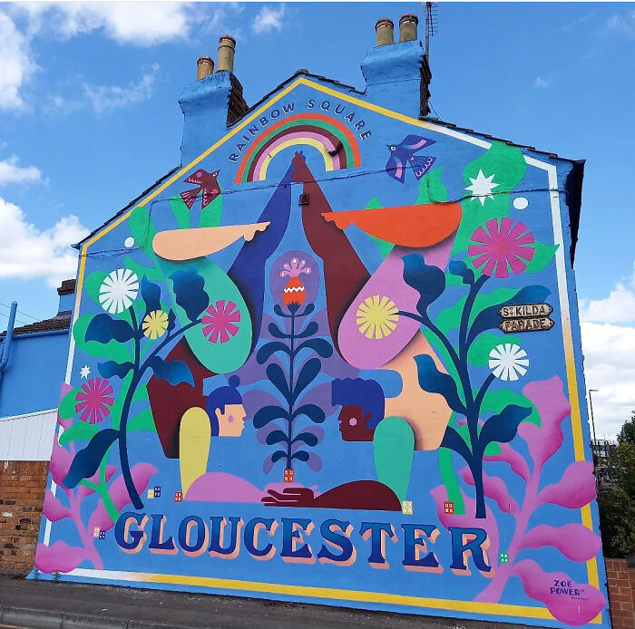 Rainbow Square, Gloucester, UK