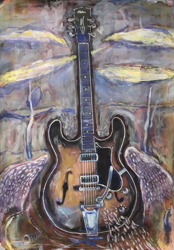 The Guitar Gently Weeps With A Soft Hand