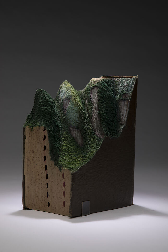 Carved Book Landscapes By Guy Laramee