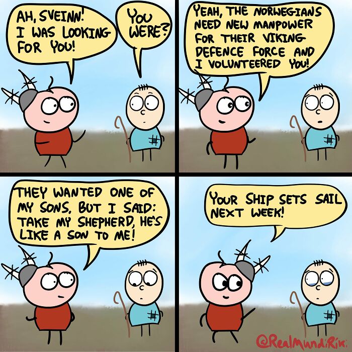 I Wrote This Shepherd-Turned-Viking Story And I Can't Wait To See Where It Goes (24 Pics)