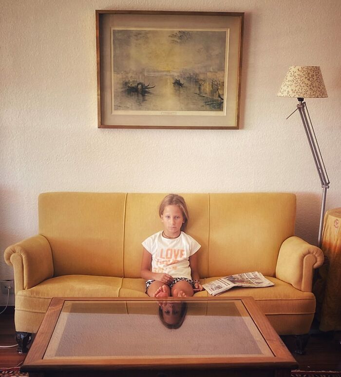 Portrsits & Self-Portraits, Honorable Mention: Paula At Home By Santiago Martinez De Septien