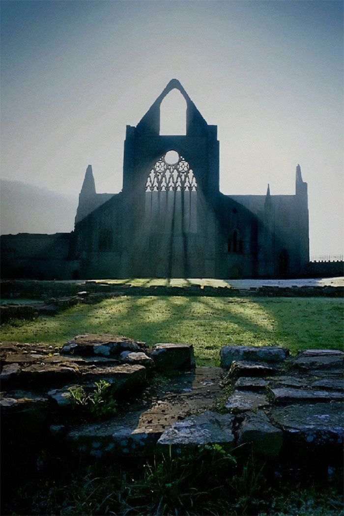 Preciosa Foto De La Abadía De Tintern, Monmouthshire