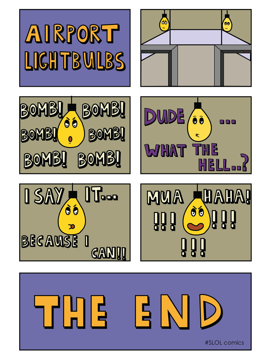 I Create Comics Form A Perspective Of A Lightbulb