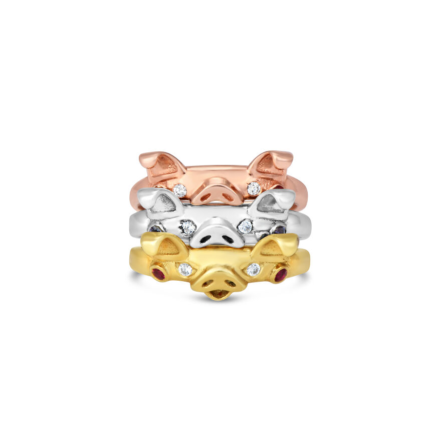 This Jewelry Brand Combines Illustration And Cute Animals To Create The Ultimate Rings For Animal Lovers (26 Pics)