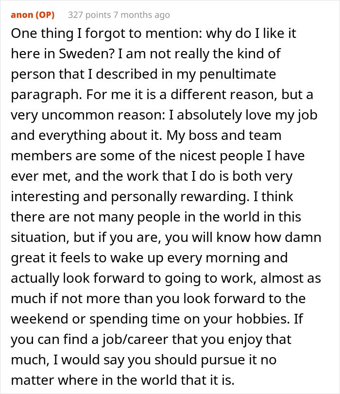 "You Will Very Quickly Get Burned Out And Hate It Here": Person Shares That Moving To Sweden From The US Is Not As Amazing As People Think "You Will Very Quickly Get Burned Out And Hate It Here": Person Shares That Moving To Sweden From The US Is Not As Amazing As People Think