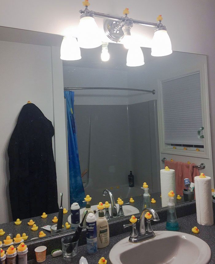 For April Fools, I Ducked The Bathroom