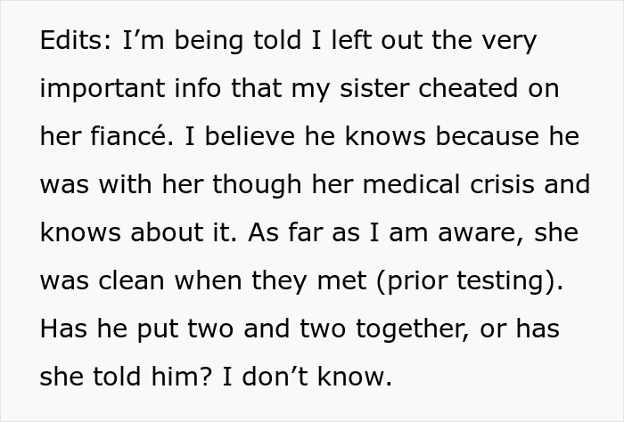 "She Said That My Anxiety Over Her Health Issues Was Too Much": Family Drama Arises As Woman Cuts Off Contact With Her 'Too Intrusive' Sibling