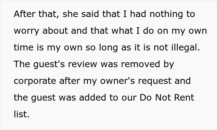 Hotel Guest Livid Seeing Front Desk Employee Drinking In A Bar After Work, Files A Complaint Yet Ends Up Being Put On A 'Do Not Reserve' List Hotel Guest Livid Seeing Front Desk Employee Drinking In A Bar After Work, Files A Complaint Yet Ends Up Being Put On A 'Do Not Reserve' List