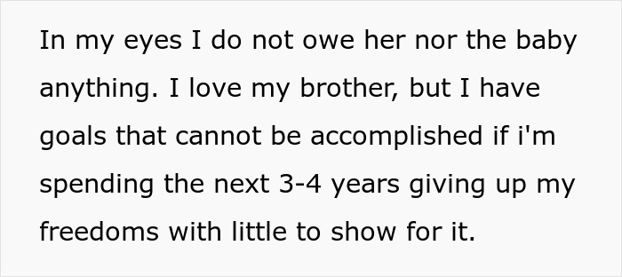 Teenager Is Expected To "Give Up His Freedom" Until He's 21 To Take Care Of His Baby Brother