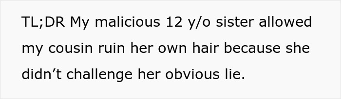 Entitled Know-It-All Ruins Her Hair After Lying To Her Cousin About It Being Naturally Blonde