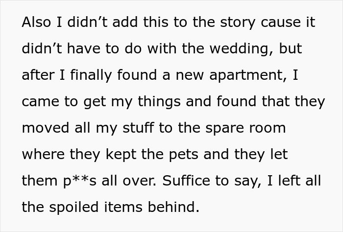 Engaged Couple Think Their Roommate Is Conspiring To Ruin Their Wedding, Uninvite Her And Spread Rumors, Only For Karma To Come Back Around Engaged Couple Think Their Roommate Is Conspiring To Ruin Their Wedding, Uninvite Her And Spread Rumors, Only For Karma To Come Back Around