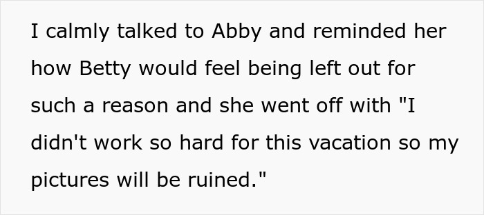 Teen Doesn't Want Her "Chubby" Friend To Ruin Her Vacation Pictures, So She Uninvites Her, Disappointed Mom Teaches Her A Lesson Teen Doesn't Want Her "Chubby" Friend To Ruin Her Vacation Pictures, So She Uninvites Her, Disappointed Mom Teaches Her A Lesson