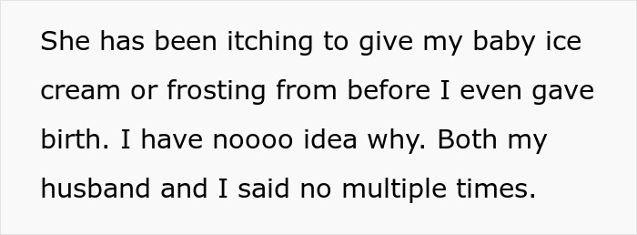 Woman Feeds 2-Month-Old Granddaughter Ice Cream Despite Her Parents Repeatedly Saying No, Is Not Ready For The Consequences