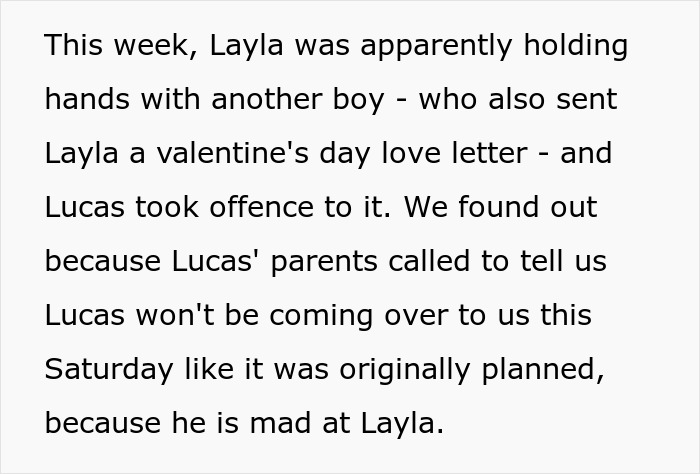 "My Husband Wants Us To Punish Layla": Parents Disagree Over Whether To Punish 7 Y.O. For &ldquo;Cheating On Boyfriend&rdquo;