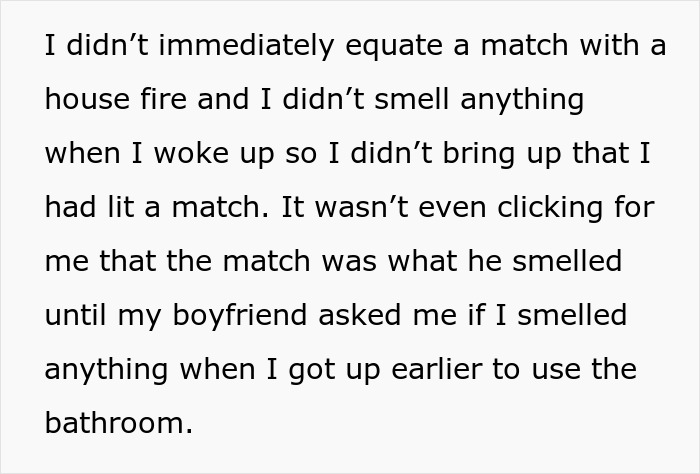 Girl Burns Match To Cover Up Smell Of Upset Stomach At Night, Wonders If She Was A Jerk After Entire Family Wakes Up To Berate Her 